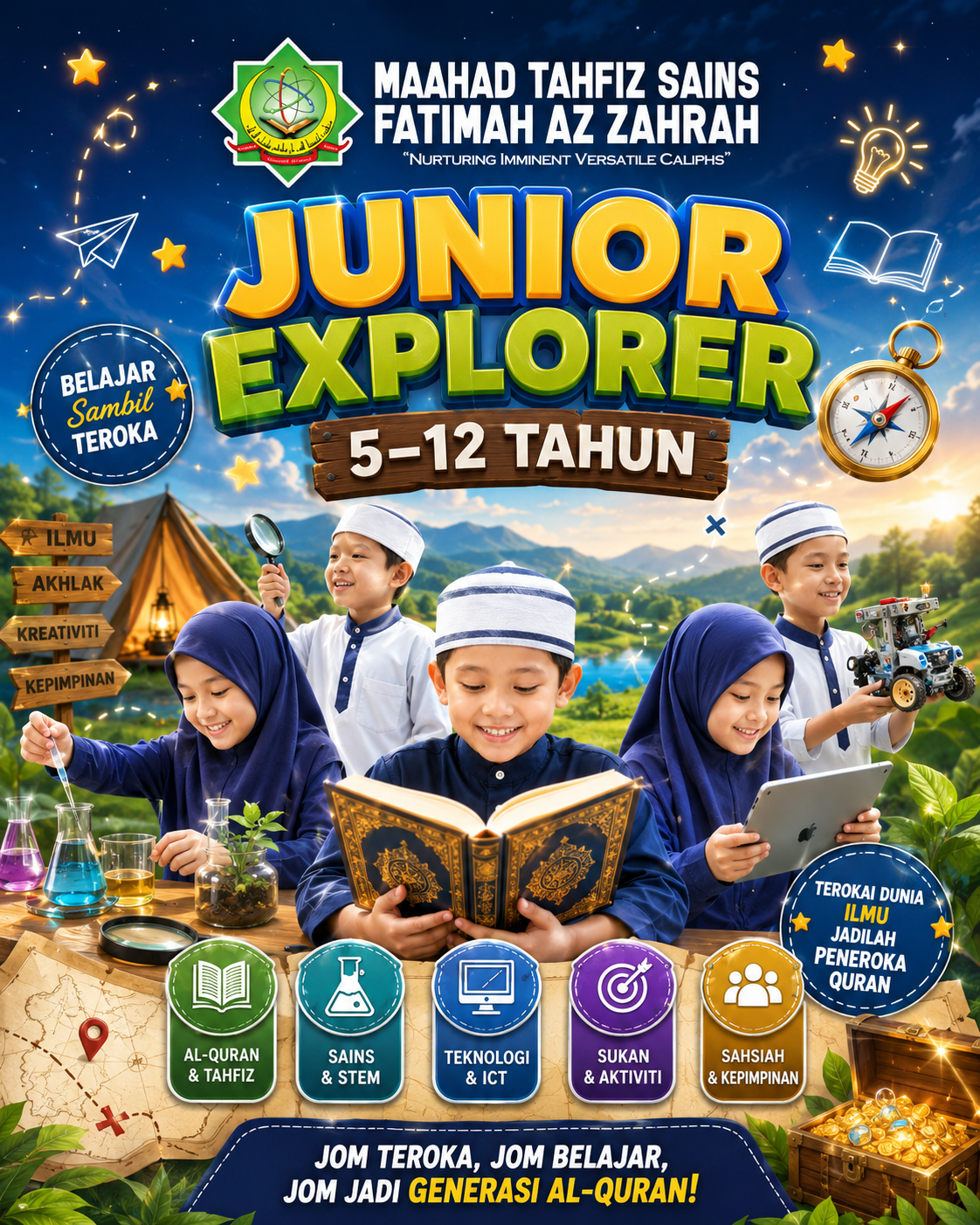 Junior Explorer 5-12 tahun